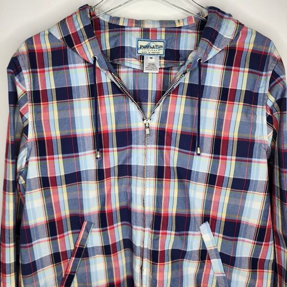 Vintage Pendleton Original Plaid Windbreaker - Picture 2 of 9